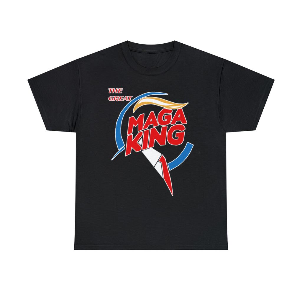 The Great MAGA KING Trump sihouette Men's Short Sleeve Tee