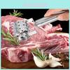 Premium Stainless Steel Meat Tenderizer Rolling Spice Stick Kitchen Tool For Flavorful Cooking