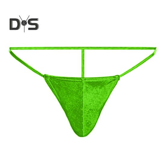 Sexy Herren-Tanga, niedrige Taille, U-konvex, T-String-Stil, atmungsaktive Unterwäsche, freie Bewegung, einfarbige Slips für den Alltag