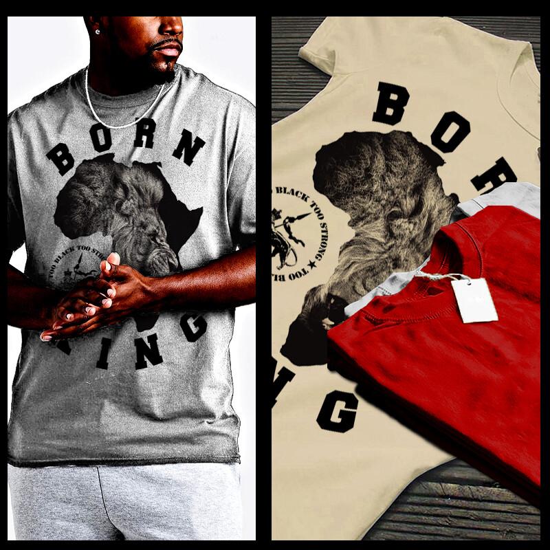 African King Black God RBG  Marcus Garvey Philosophy Woke Melanated Man Unisex T-Shirt S