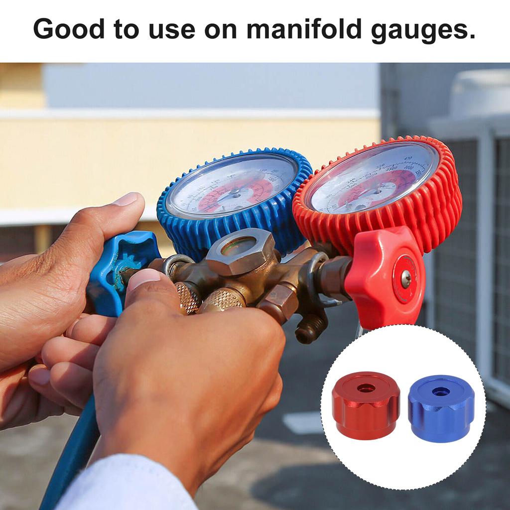Knob Handles Aluminum Alloy Gauges Hardware Manifold Gauges Knob
