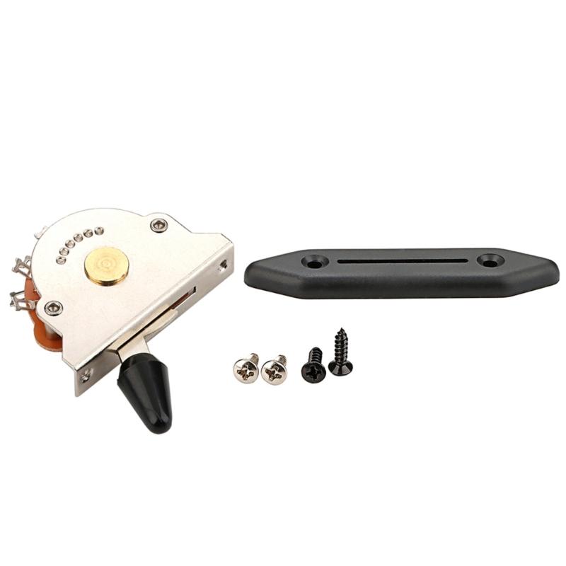 Professional Electric Guitar 5 Way Pickup Selector Electric Guitar 5 Way Toggle Switch with Knob Electric Guitar Switch