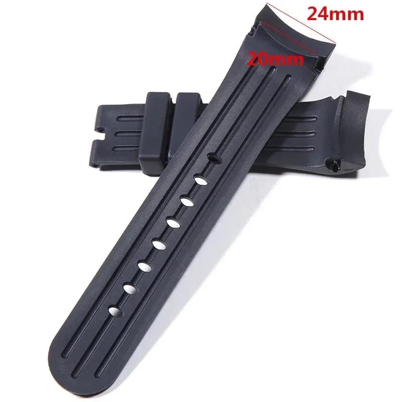 Watch Band For Graham Reeftiger Racing Timing Series Excellent Quality Silicone Soft Waterproof Breathable Watchband 24mm
