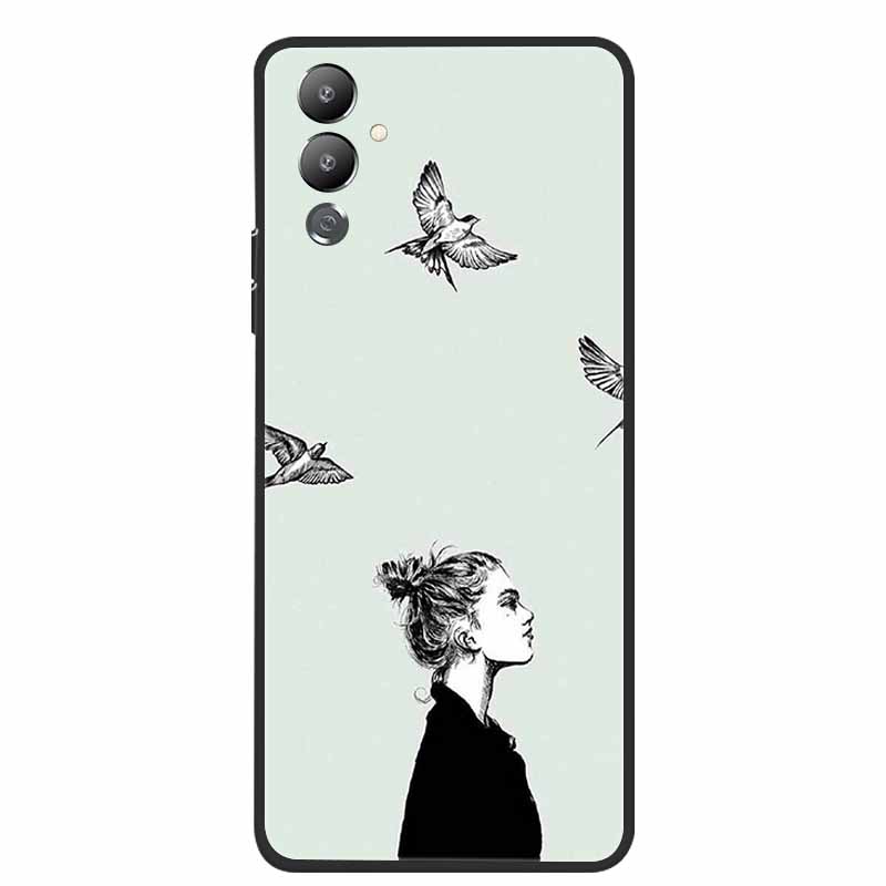 For Tecno Pova Neo 2 Cases Cat Lovely Soft TPU Silicone Phone Cases For Tecno Pova Neo2 LG6n Covers 2022 Black Edge Para Fundas