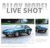 1/24 Jaguar E-type Alloy Classic Sports Car Model Diecasts Metal Retro Old Vehicles Car Model High Simulation Sound Light Kids Toy Gift