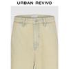 UR Men's Retro Ripped Cropped Wide Leg Casual Trousers