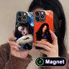 KPOP Girl Winter Phone Case for iPhone 17 16 15 14 13 12 11 Air Pro Max Plus Mini Glass MagSafe Cover