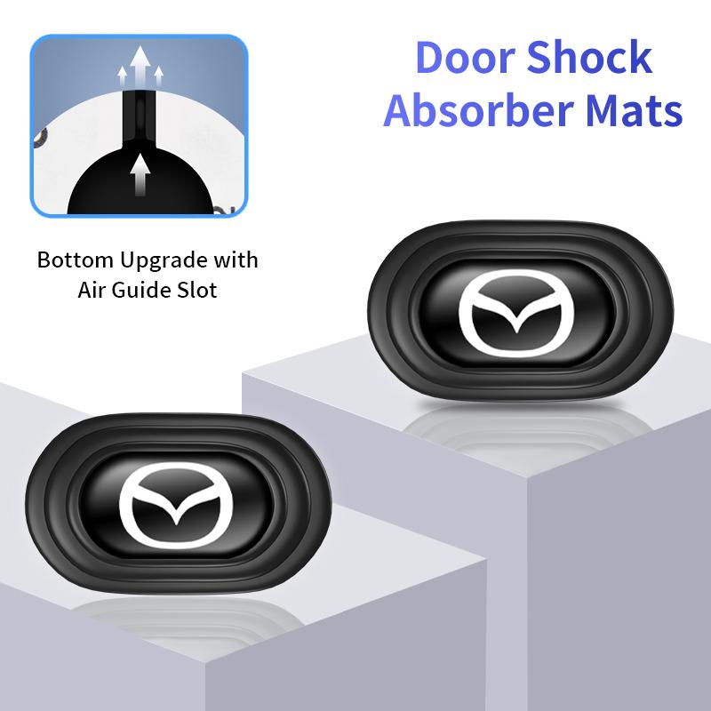Car Door Shock Absorber Pads Buffer Bumper Anti-collision Shock Absorbing Gasket Stickers For Mazda CX3 CX5 Demio MS 3 6 2 5 Axe