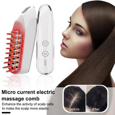 Microcurrent Scalp Massager Electric Scalp Massage Brush USB Charging Hair Massage Brush Head Scratcher Electric Hair Oil Applicator Multi-Functional
