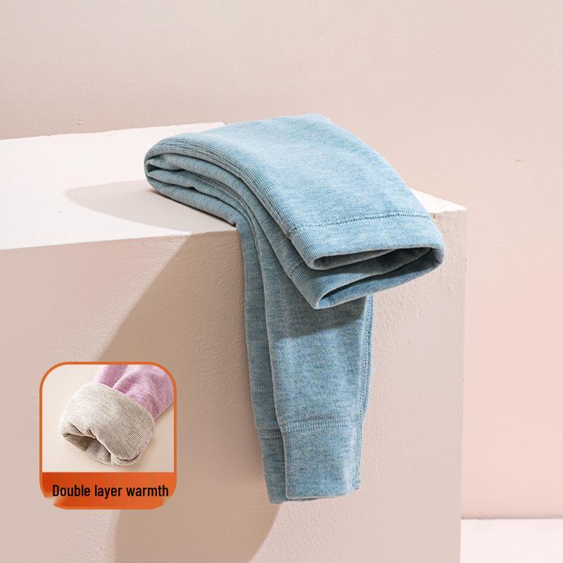 Autumn/Winter Girls' Cotton Thermal Leggings: Thick, Elastic, Slimming, Versatile