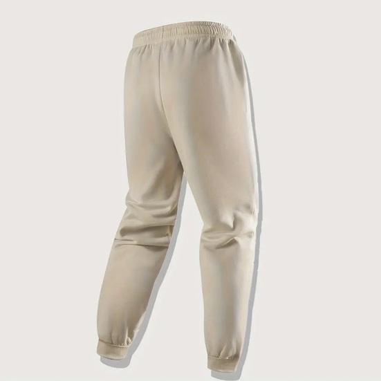 Men Jogger Pants Drawstring Waist Workout Pants Solid Color Sweatpants Athletic Trousers for Gym Running Bodybuilding Outdoor Sports