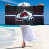 Colorado Avalanche Druck Strandtuch, Großes Weiches Schnelltrocknendes Handtuch für Strand Camping Schwimmen