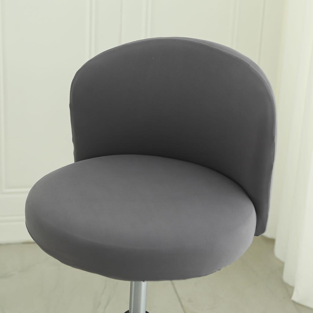 Universal Arc-shaped Chair Cover Cushion Backrest Computer Office Negotiation Meeting Seat Cover Milk Tea Shop Chair Stool