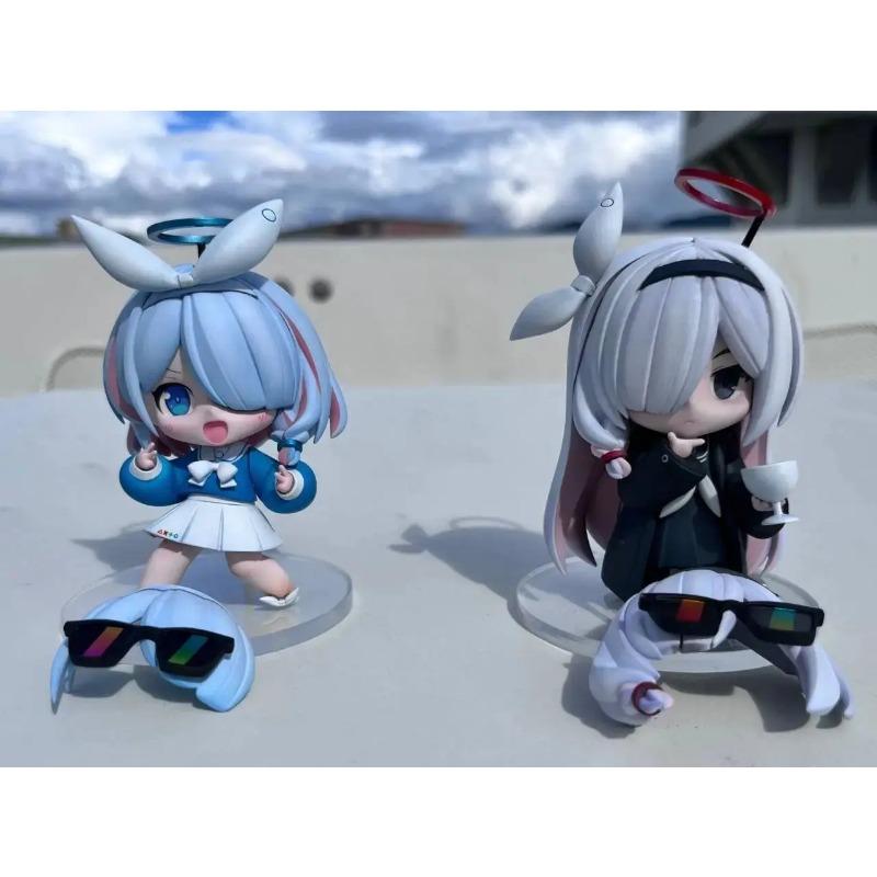 Blue Archive The Animation Figure Anime Periphery Kawaii Car Decoration Model Toy Doll Christmas Gifts Q A.R.O.N.A Version Kid Friendly Entertaining