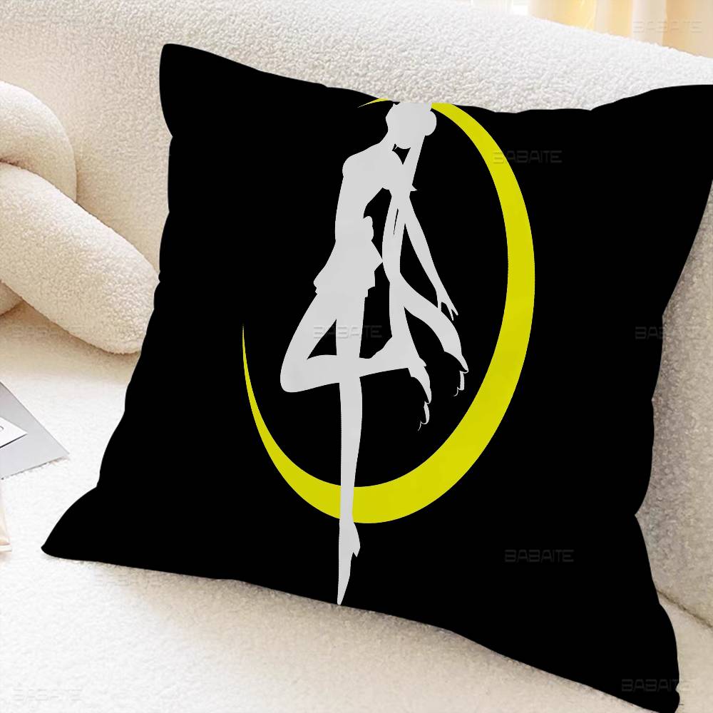 Anime R-Role S-Sailor M-Moon Pillowcase Toon Gift Cushion Cover Bedroom Home Sofa Chair Seat Decor Pillow Case