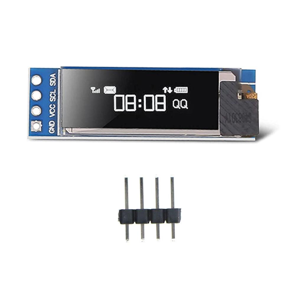 0.91 Inch 6Pin IIC I2C SPI Interface OLED White LCD Display Module 0.91" Drive SSD136 Board For Arduino Raspberry Pi SMT32