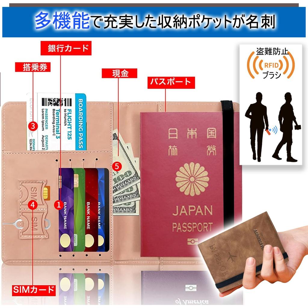 Passport Passport Passport Card Storage Domestic and International Travel Travel Passport Overseas Business Overseas Travel [Vetntihose] Case,