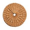 Artisanal Rattan Wall Ornament,Hand Woven Rattan Basket for Contemporary Wall Decoration