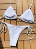 Women Up Push Bikini Micro Swimwear Female Swimsuit Tie Brazilian Biquini Bikinis Set Thong Swimming Suit Beachwear Bathing Suit