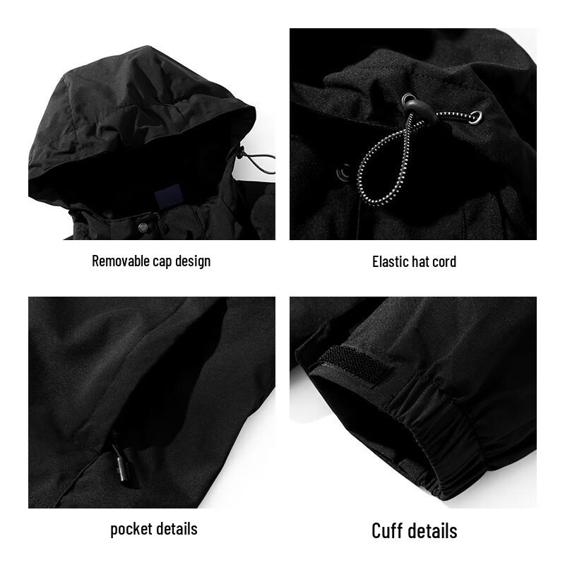 EASTERN CAMEL Unisex Outdoor Windbreaker Hiking Jacket