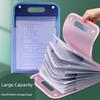 Vertical Study Portable Handbag Folder