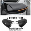 Rearview Mirror Cover Door Side Decoration Carbon Fiber Rear View Mirror Shell Cap For Hyundai Elantra Avante CN7