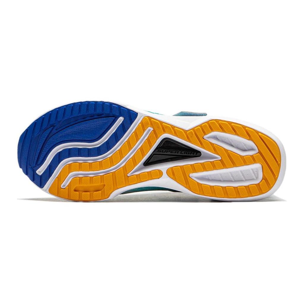 Li Ning Kids Versatile Non-Slip Shock Absorbing Low-Top Running Shoes Kids running shoes White Green YKFU070-1