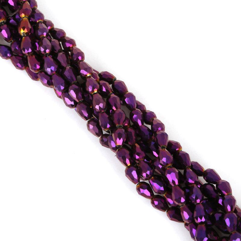 65 Teardrop Glass Beads for DIY Jewelry: Bracelets & Earrings Accessories