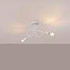 Lampa Sufitowa Loftowa Biała Pętla Do Salonu Przedpokoju 2Xe27 15W Loop Sollux Lighting
