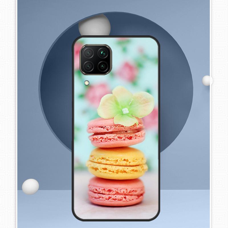 Macarons Cake Dessert Cute For Huawei Nova 12i 12s 11i 8i Y91 Y60 Y70 Y72 Y90 Y61 9 10 SE P20 P40 Lite P30 P60 Pro Case