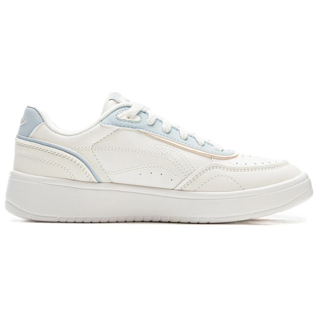 New LiNing Su Slip Resistant Abrasion Resistant Low top Skateboard Shoes Women's White Blue AGCU112-8