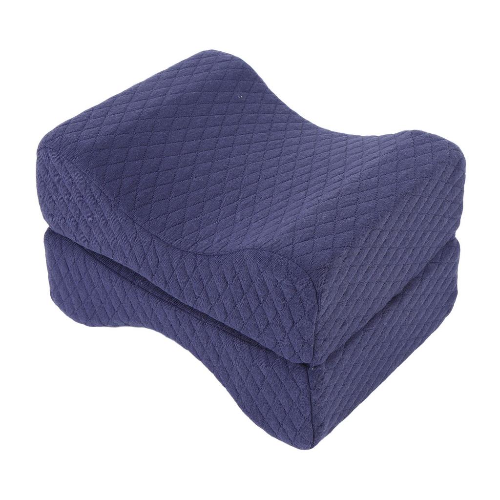 Memory Foam Knee Pillow for Side Sleepers Soft Ergonomic Elevation Cushion Curved Between Leg Pillow