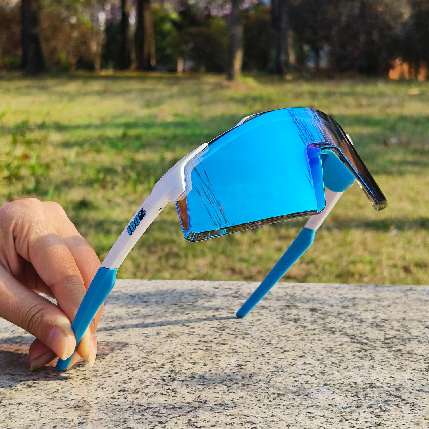 

100%Bicycle glasses, windproof transparent ski goggles, sunglasses, UV protection goggles A1-Single