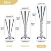 New Iron Flower Vase European Golden Metal Vases Exquisite Candle Holder Home