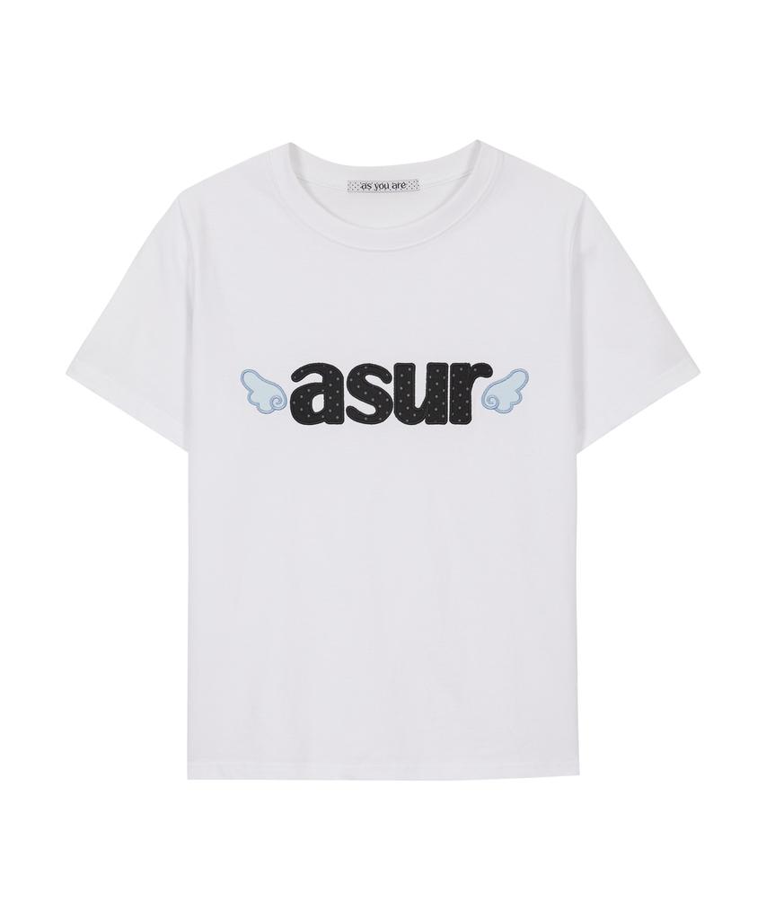 Aejeuyua Signature Angel Fit T-Shirt White