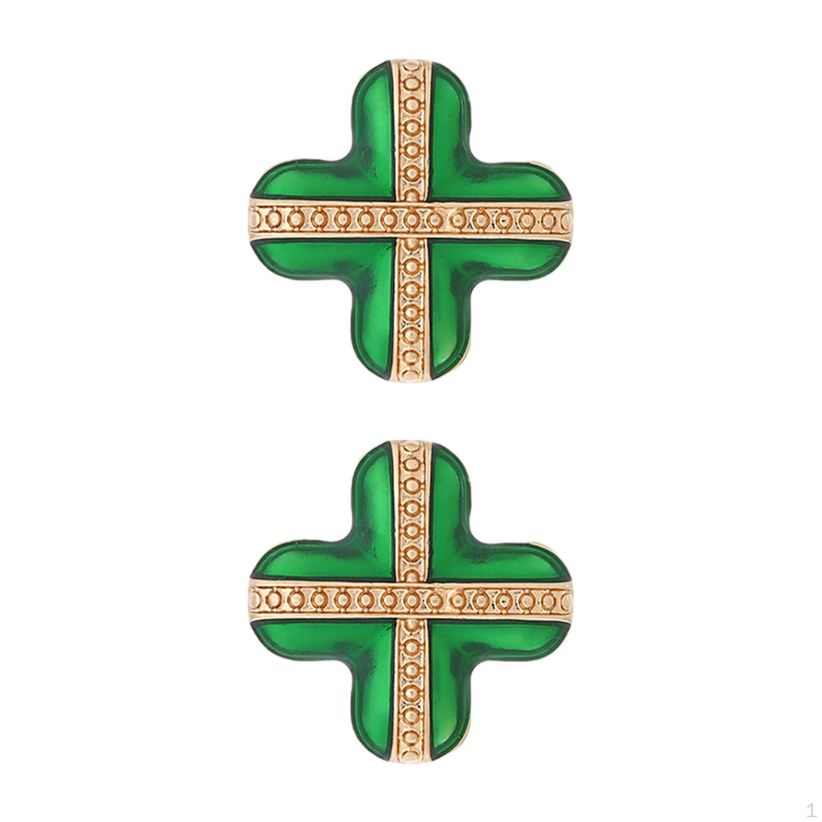 

1 Pair ST. Patrick s Day Earrings Irish Ear Studs Charms Gift Women Jewelry Mardi Gras зелений