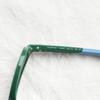 Ray-Ban Kids Sunglasses RJ9077SF 718887 Green on Light Blue Children Girls Boys Horn-rimmed