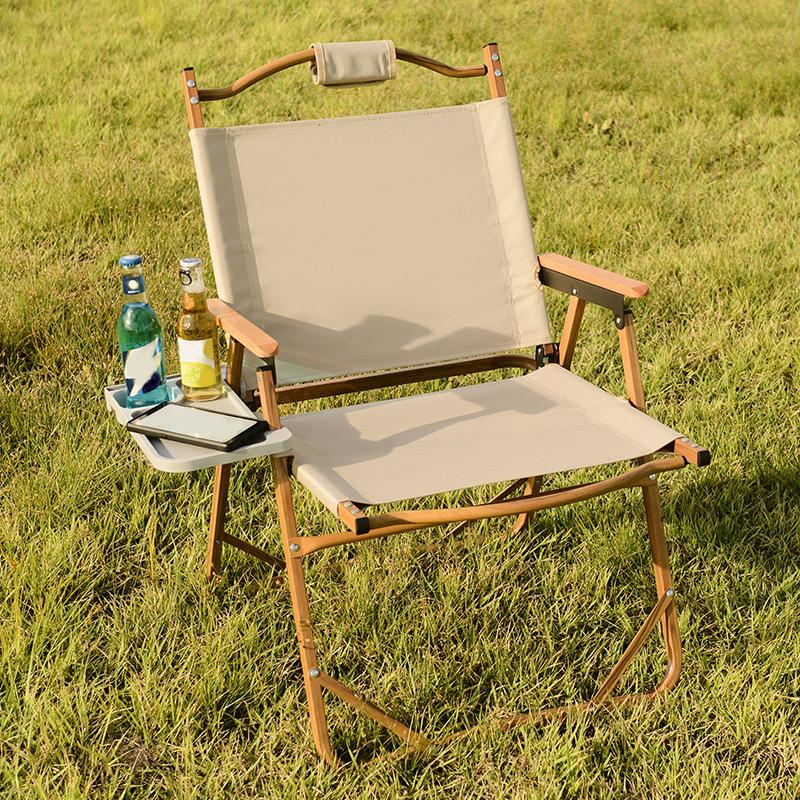 1Pc Outdoor Camping Chair Side Storage Tray Recliner Chair Tray Camping Accessories Folding Universal Cup Holder Tool