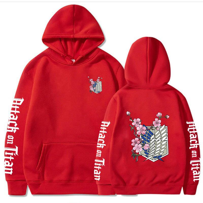 Japanese Animation Attack on Titan Men's Hoodie Autumn Sweatshirt Men Womnen Fashion Men's Fleece Hoodies