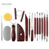 15-Piece Pottery Tool Set: Modeling, Carving Knives, Needles, Scrapers, Sponges & Clay Cutters