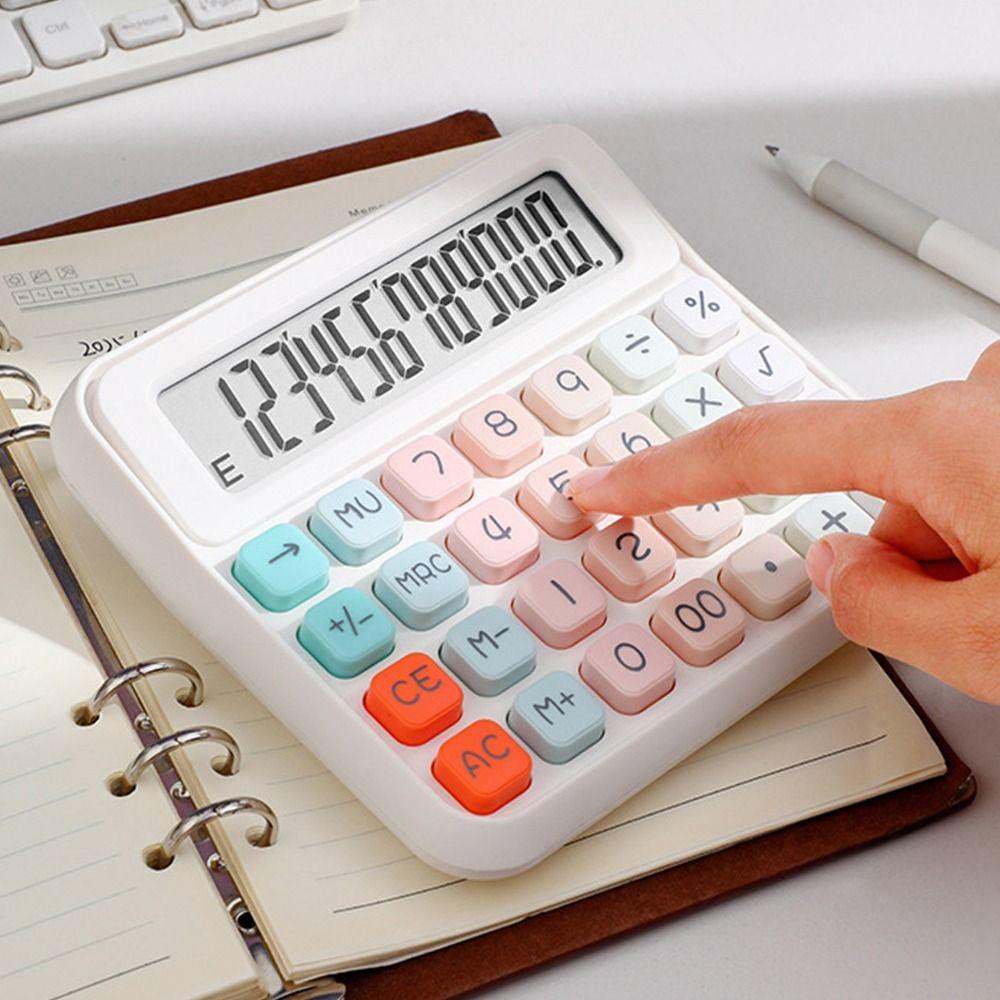 Candy Color Desktop Calculator Easy To Use Finance Calculator Gift Student Calculator  Business