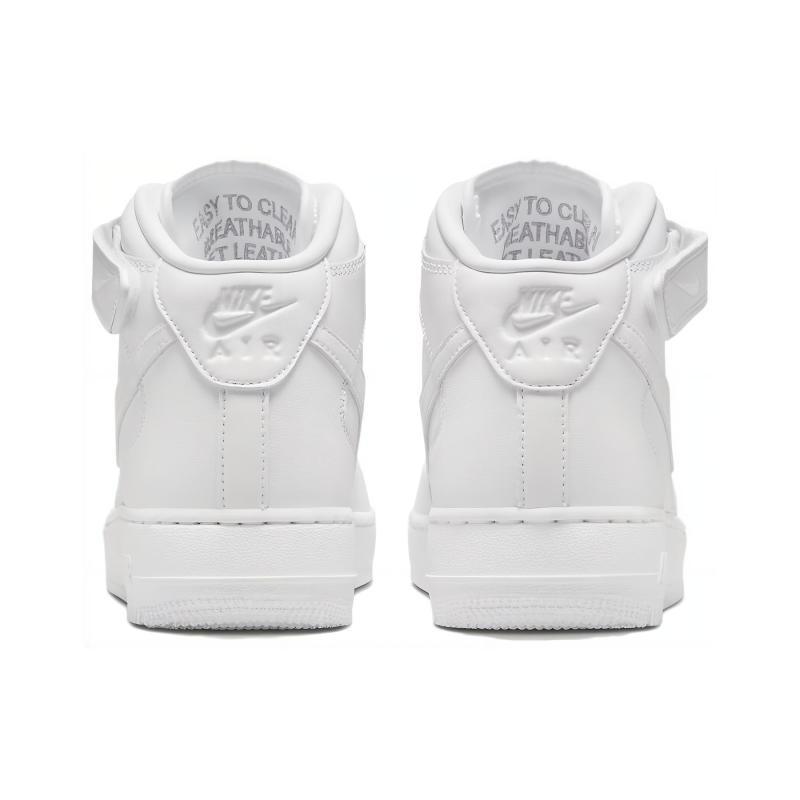 Nike Air Force 1 Mid Fresh Triple White Sneakers DZ2525-100