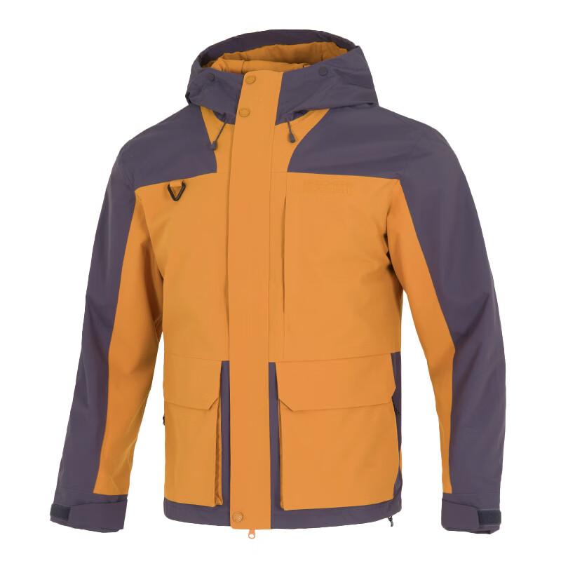 Skechers Fashion Color Block Windbreaker Hooded Woven Long Sleeve Jacket Men jackets P325M015-05D9 M