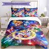 Set copripiumino 3 pezzi (1*Copripiumino + 2*Federe, Senza Nucleo), Set Biancheria da Letto Morbido Stagione Unica con Stampa Sailor Moon, Regalo Decorazione Camera da Letto