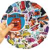 10/30/50pcs Classic  Anime Cars Stickers Cartoon Lightning McQueen Sticker Notebook Phone Suitcase Funny Graffiti Decals