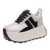 Fashion Chunky Sneakers for Women Fashion Women Shoes Spring Autumn Lace Up 7.5CM Non-slip Shoes Women New Light Comfortable Sport Shoes
