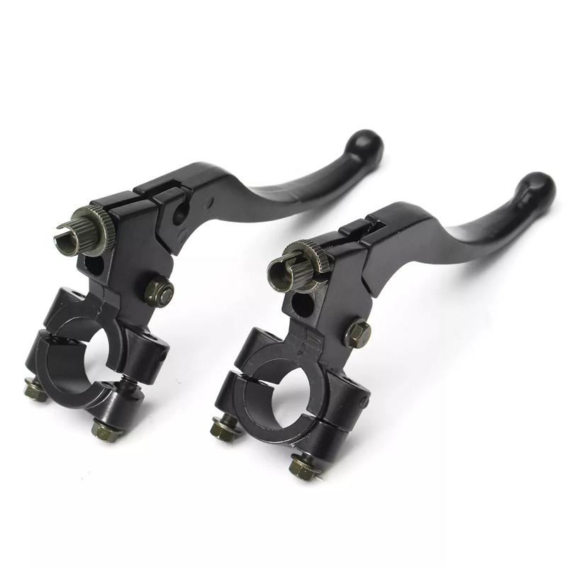 1 Pair 22mm 7/8-Inch Left Aluminum Alloy Clutch Lever Handle Left Clutch Brake Handle Lever Perch 7/8 ATV-Motorcycle Handlebar