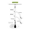 5pcs Luminous Bead Fishing Swivels 5pcs Sea Fishing Connector  Saltwater Fishing