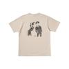 Uniqlo X Detective Conan Collaboration SS24 Cartoon Anime Front Pocket Graphic Round Neck Short Sleeve T-Shirt Unisex T-Shirt Beige 472192-30