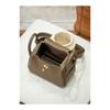 Kazilan Lindi 19cmTC Leder Arzttasche Hardware Handheld Umhängetasche Schultertasche Damen Tasche Trend